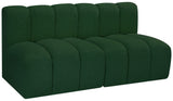 Arc Vegan Leather Modular Sofa - Luxurious Design with Deep Channel Tufting for Chic Interiors