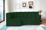Arc Vegan Leather Modular Sofa - Modern Elegance with Deep Channel Tufting for Versatile Living Spaces