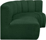 Arc Vegan Leather Modular Sofa - Modern Elegance with Deep Channel Tufting for Versatile Living Spaces