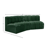 Arc Vegan Leather Modular Sofa - Elevate Your Space with Contemporary Luxury and Versatile Design