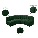 Arc Vegan Leather Modular Sofa - Elevate Your Space with Luxurious Design and Versatile Comfort
