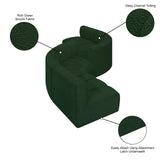 Arc Vegan Leather Modular Sofa - Elegant Design with Deep Channel Tufting for Modern Living Spaces
