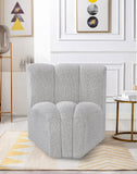Arc Vegan Leather Curved Corner Chair - Elevate Your Space with Modern Luxury and Timeless Style