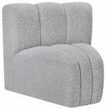 Arc Vegan Leather Curved Corner Chair - Elevate Your Space with Modern Luxury and Timeless Style