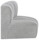 Arc Vegan Leather Curved Corner Chair - Elevate Your Space with Modern Luxury and Timeless Style
