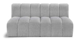 Arc Vegan Leather Modular Sofa - Luxurious Design with Deep Channel Tufting for Chic Interiors