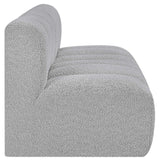 Arc Vegan Leather Modular Sofa - Luxurious Design with Deep Channel Tufting for Chic Interiors