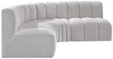 Arc Vegan Leather Modular Sofa - Elevate Your Space with Luxurious Design and Versatile Comfort