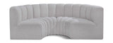 Arc Vegan Leather Modular Sofa - Elevate Your Space with Luxurious Design and Versatile Style Options