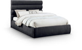 Adam - Chenille Fabric Bed With 52" Headboard