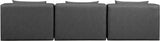 Cube - Modular 3 Seat Armless Sofa