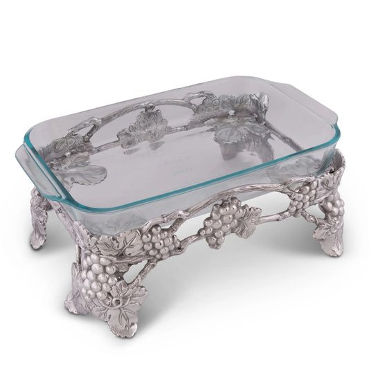 Elevated Grape Pyrex Holder 3qt