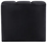 Arc Vegan Leather Curved Corner Chair - Elevate Your Space with Modern Luxury and Timeless Style