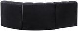 Arc Vegan Leather Modular Sofa - Modern Elegance with Deep Channel Tufting for Versatile Living Spaces