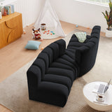 Arc Vegan Leather Modular Sofa - Elevate Your Space with Timeless Sophistication and Versatile Design