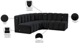 Arc Vegan Leather Modular Sofa - Elevate Your Space with Luxurious Design and Versatile Comfort