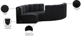 Arc Vegan Leather Modular Sofa - Elevate Your Space with Timeless Sophistication and Versatile Design