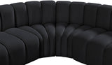 Arc Vegan Leather Modular Sofa: Elevate Your Space with Timeless Sophistication and Versatile Design