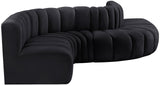 Arc Vegan Leather Modular Sofa – Elevate Your Space with Timeless Sophistication and Versatile Style