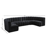Arc Vegan Leather Modular Sofa - Elevate Your Space with Timeless Luxury and Versatile Design