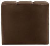 Arc Vegan Leather Curved Corner Chair - Elevate Your Space with Modern Luxury and Timeless Style