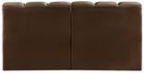 Arc Vegan Leather Modular Sofa - Luxurious Design with Deep Channel Tufting for Chic Interiors