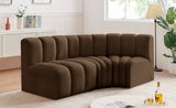 Arc Vegan Leather Modular Sofa - Modern Elegance with Deep Channel Tufting for Versatile Living Spaces