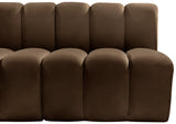 Arc Vegan Leather Modular Sofa - Modern Elegance with Deep Channel Tufting for Versatile Living Spaces