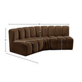 Arc Vegan Leather Modular Sofa - Elevate Your Space with Contemporary Luxury and Versatile Design