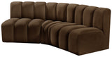 Arc Vegan Leather Modular Sofa - Elevate Your Space with Contemporary Luxury and Versatile Design