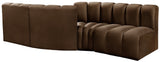 Arc Vegan Leather Modular Sofa - Elevate Your Space with Timeless Sophistication and Versatile Design