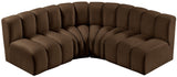 Arc Vegan Leather Modular Sofa - Elevate Your Space with Luxurious Design and Versatile Comfort