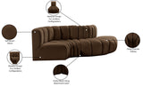 Arc Vegan Leather Modular Sofa – Elevate Your Space with Timeless Luxury and Versatile Design