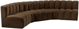 Arc Vegan Leather Modular Sofa: Elevate Your Space with Luxurious Comfort and Modern Versatility