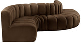 Arc Vegan Leather Modular Sofa – Elevate Your Space with Timeless Sophistication and Versatile Style