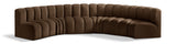 Arc Vegan Leather Modular Sofa - Elevate Your Space with Timeless Luxury and Versatile Design Options