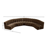Arc Vegan Leather Modular Sofa – Elevate Your Space with Timeless Elegance and Versatile Design