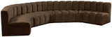 Arc Vegan Leather Modular Sofa – Elevate Your Space with Timeless Elegance and Versatile Design