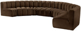Arc Vegan Leather Modular Sofa – Elevate Your Space with Timeless Sophistication and Versatile Design