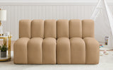 Arc Vegan Leather Modular Sofa - Luxurious Design with Deep Channel Tufting for Chic Interiors