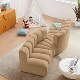 Arc Vegan Leather Modular Sofa - Elevate Your Space with Timeless Sophistication and Versatile Design