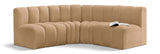 Arc Vegan Leather Modular Sofa - Elevate Your Space with Luxurious Design and Versatile Comfort