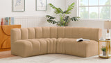 Arc Vegan Leather Modular Sofa - Elevate Your Space with Luxurious Design and Versatile Comfort