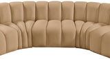 Arc Vegan Leather Modular Sofa: Elevate Your Space with Luxurious Comfort and Modern Versatility