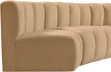 Arc Vegan Leather Modular Sofa: Elevate Your Space with Timeless Sophistication and Versatile Design