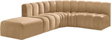 Arc Vegan Leather Modular Sofa: Elevate Your Space with Timeless Sophistication and Versatile Design