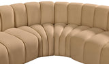 Arc Vegan Leather Modular Sofa – Elevate Your Space with Timeless Sophistication and Versatile Style