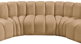Arc Vegan Leather Modular Sofa – Elevate Your Space with Timeless Elegance and Versatile Design
