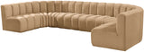 Arc Vegan Leather Modular Sofa - Elevate Your Space with Timeless Luxury and Versatile Design