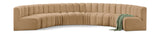 Arc Vegan Leather Modular Sofa – Elevate Your Space with Timeless Sophistication and Versatile Design